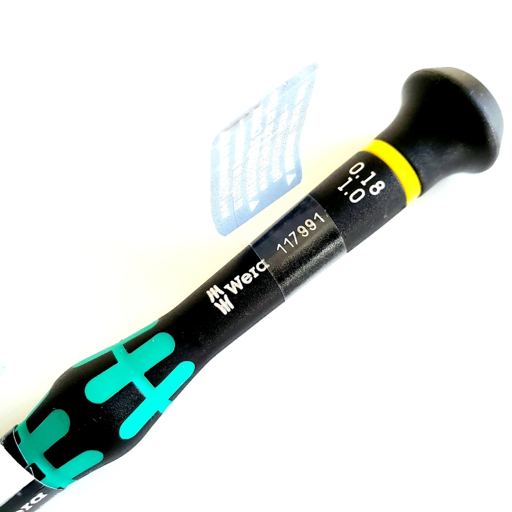 Wera Micro Precision Screwdriver Eyeglasses Watch Mini Flat Head 1.0mm 0.18 - Picture 3 of 4